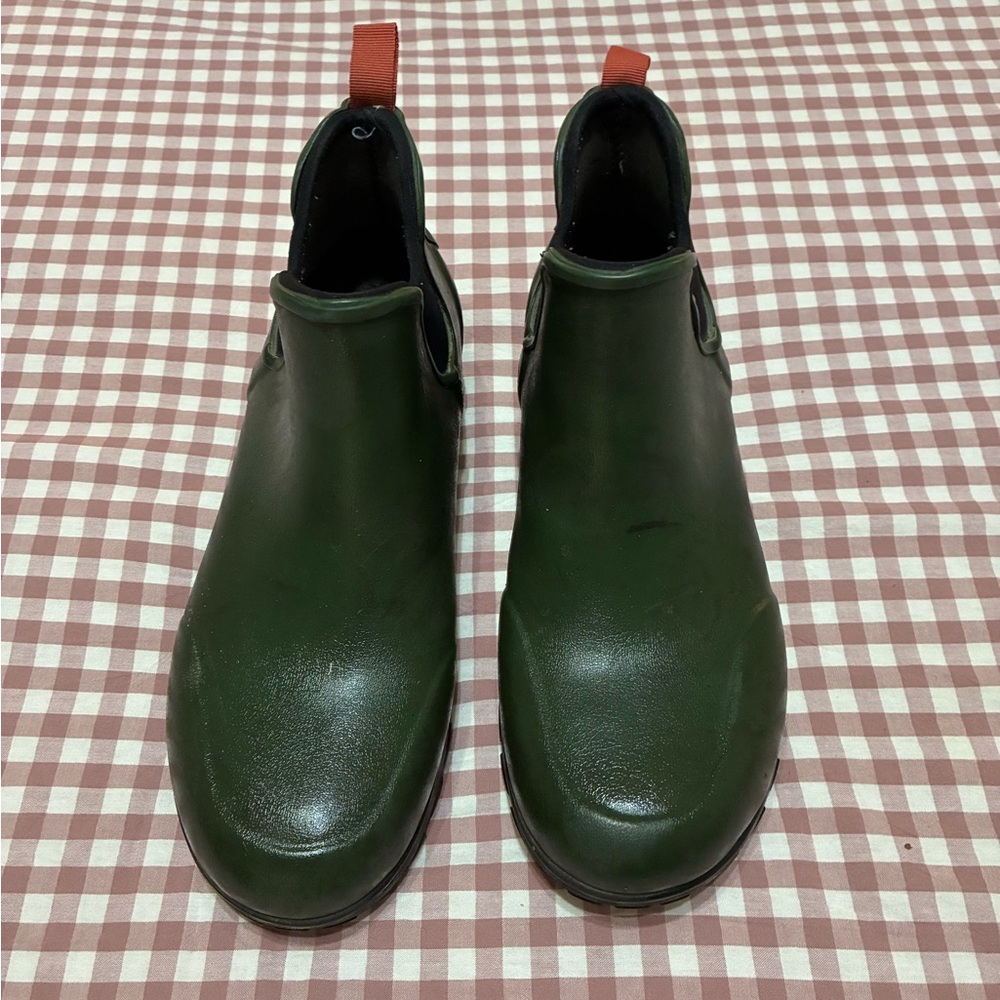Men’s Bogs Green Ankle Rain Boots